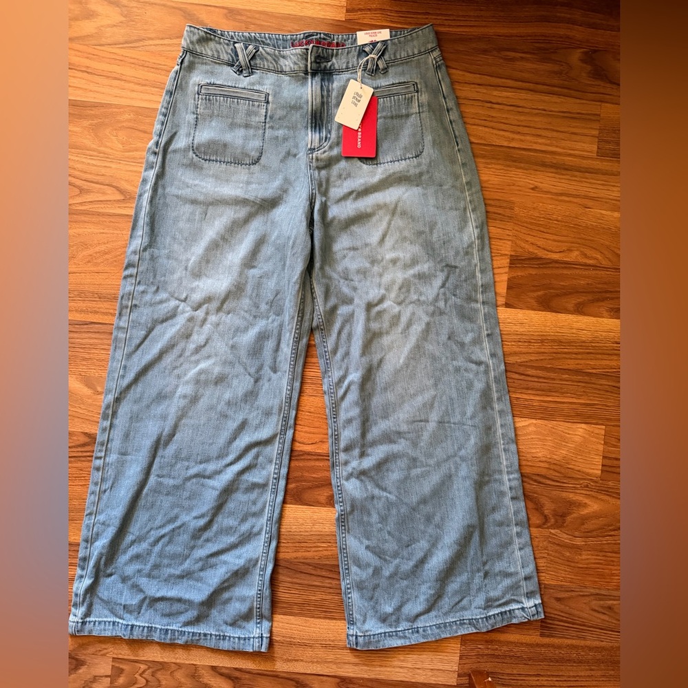 Lucky Brand Light Blue Wide Leg Jeans - Picture 4 of 9